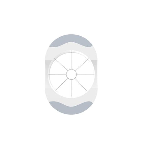 Core Kitchen Core Kitchen 6009861 Gray ABS & Stainless Steel Apple Slicer 6009861